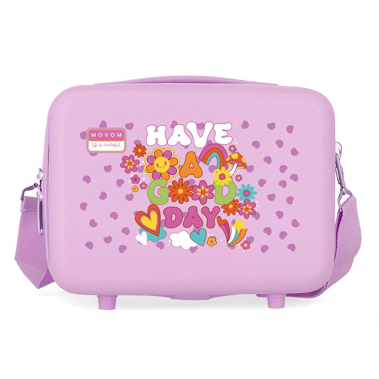 Neceser ABS Movom Good Day Lila 29x21x15cm