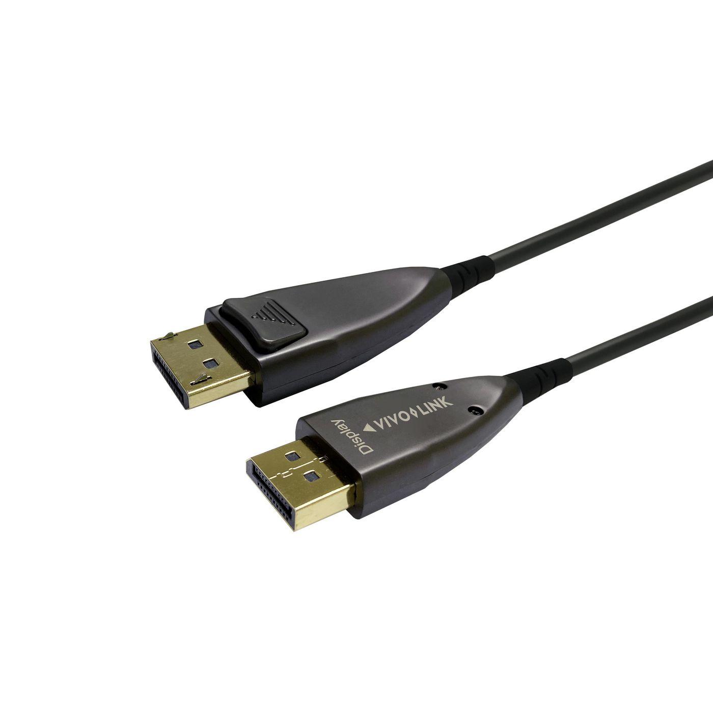 Cable Displayport Óptico Vivolink de Alta Calidad para Ordenador