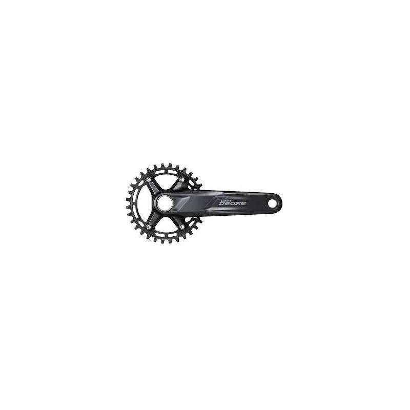 SHIMANO DEORE Juego de bielas FC-M5100-1 2-PIECE CRANKSET 11/10 velocid 175,0 mm 30D  Shimano   de ciclismo para bicicleta