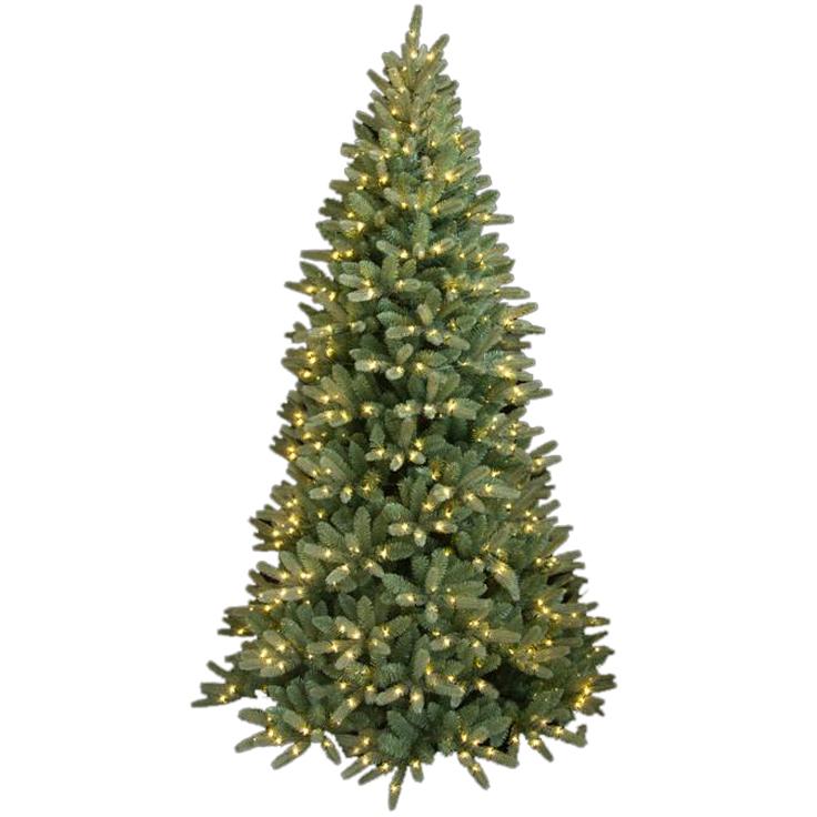 Arbol Led Pe 125X125X210 450L 1259 Ramas Verde, Decoracióna de navidad para todos los hogares, Navidad Alpina Coloured Lights