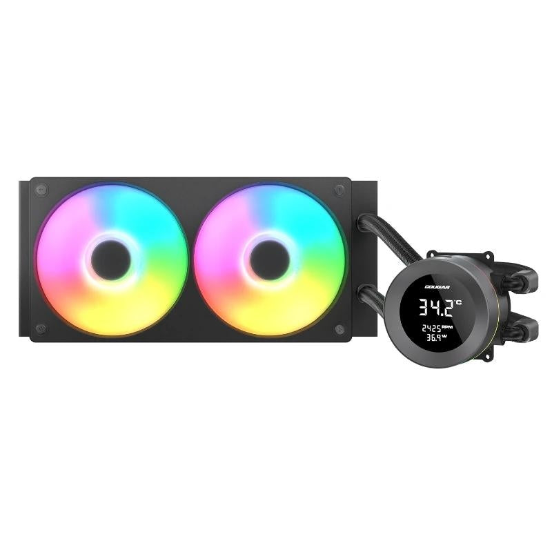 Refrigeración Líquida Cougar CGR-PSDVARGB-B-240 240mm 2 Ventiladores RGB