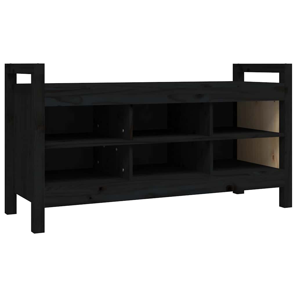 vidaXL Banco de recibidor madera maciza de pino 110x40x60 cm