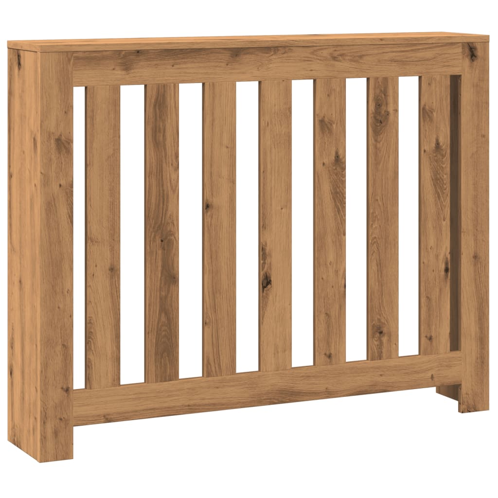 vidaXL Cubierta de radiador madera 104x20x82 cm Color Madera antigua,  Roble ahumado,  Roble y mas