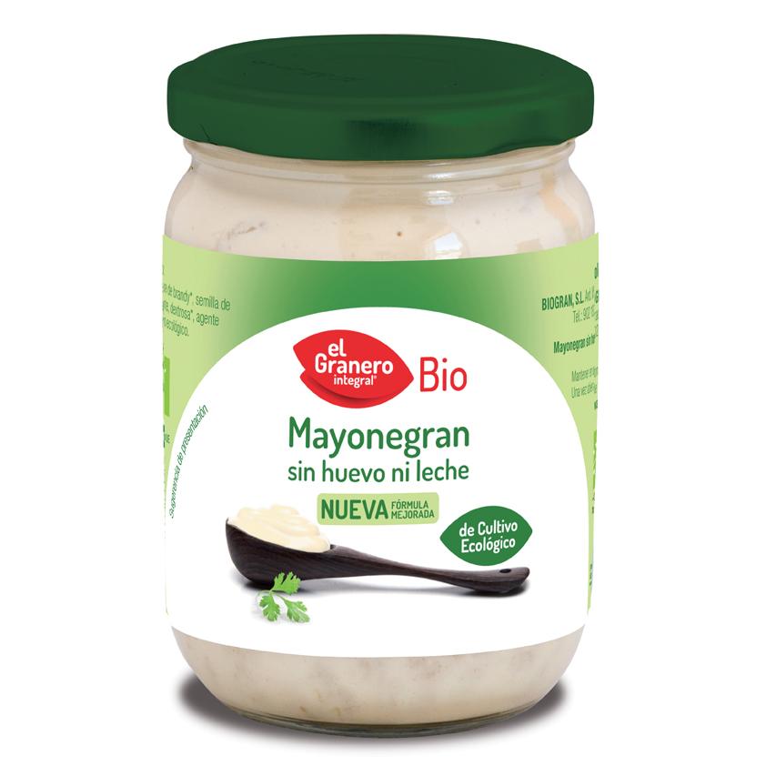 Mayonegran Mayonesa sin Huevo BIO El Granero Integral