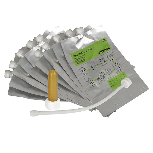 KERBL ColostroStart Set 10 (10 bolsas de calostro 4L + 1 tetina + 1 sonda de drench)