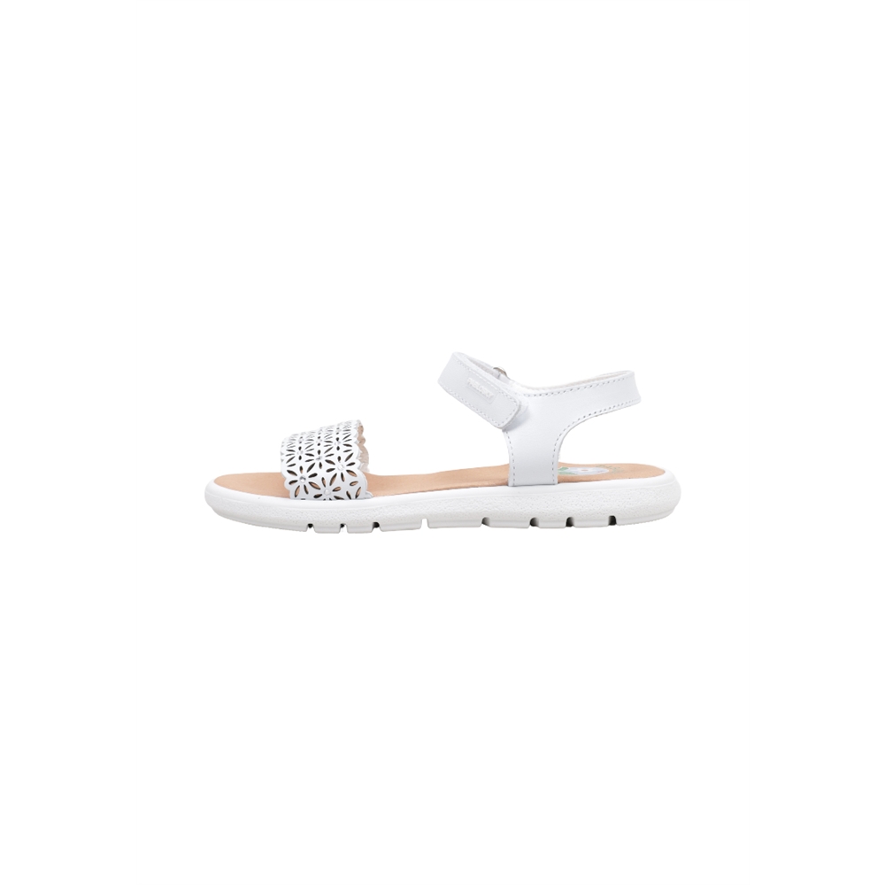 Pablosky 442400 Sandalias Planas Niña Blanco