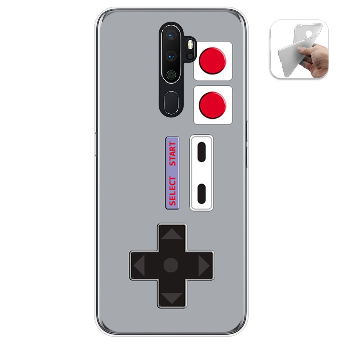 Tumundosmartphone Funda Gel Tpu para Oppo A5 2020 diseño Consola Dibujos