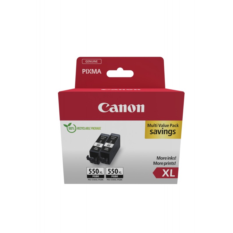 Canon - 6431B010 cartucho de tinta 2 pieza(s) Original Negro 6431B010