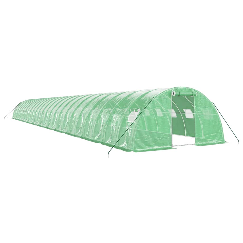 vidaXL Invernadero con estructura de acero verde Multitalles