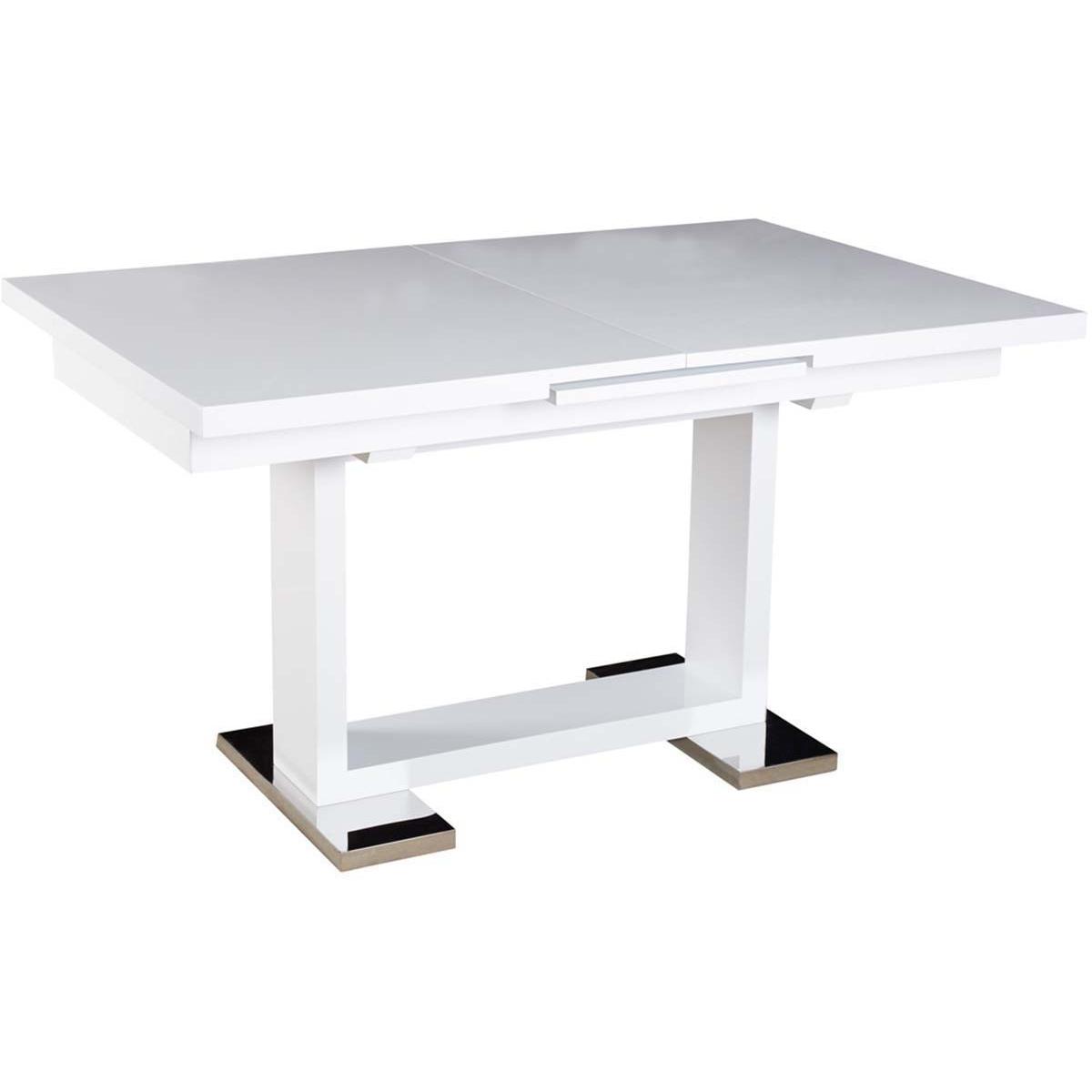 Habitat y Jardin - Mesa  "Toda" - 140/180 x 90 x 77 cm - Blanco