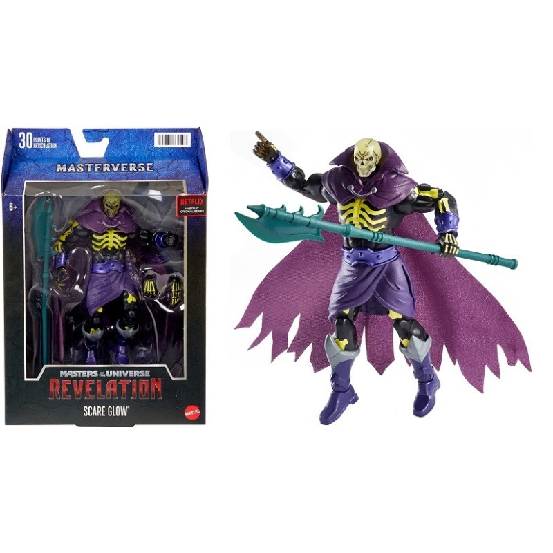 Figura Revelation Scare Glow Masters Of The Universe Hdr33 Mattel Edad + 6 años CPAHDR33