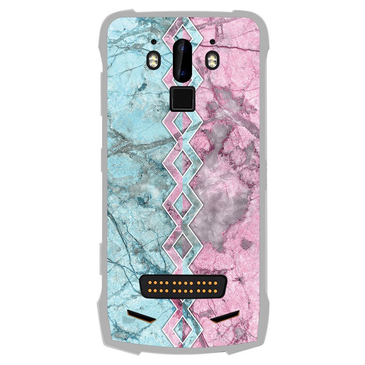Tumundosmartphone Funda Gel Tpu para Doogee S90 diseño Mármol 08 Dibujos