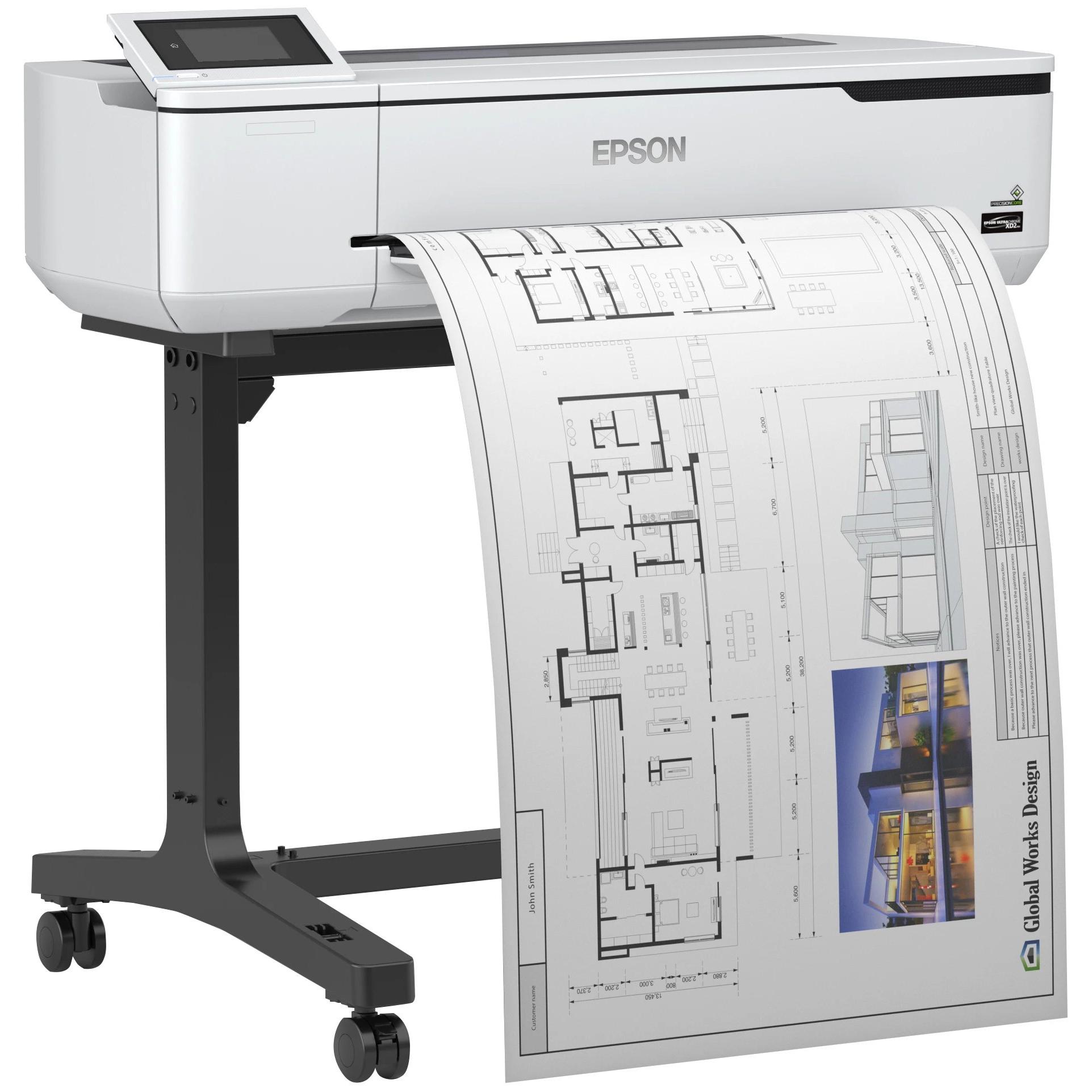 Impresora Inyección de tinta A1, A2, A2+, A3+, A3, A4, B1, B2, B3, B4, B5, 17" (43,2 cm), 24" (61,0 cm) Wifi EPSON C11CF11302A0 | 34", 2400 x 1200 DPI, Blanco