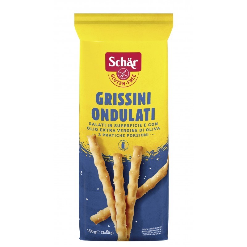 Palitos grissini ondulado sin gluten Schär