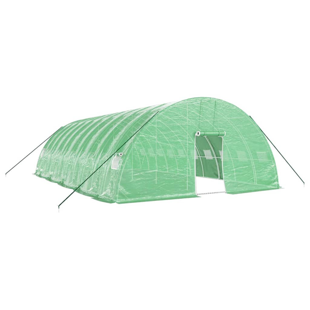 vidaXL Invernadero con estructura de acero verde Multitalles