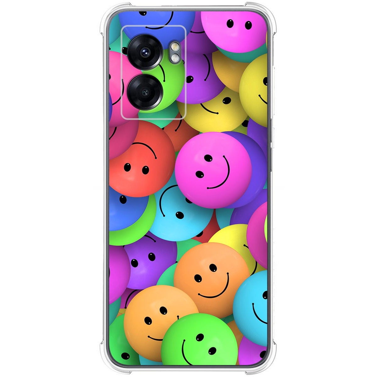 Funda Silicona Antigolpes para Oppo A77 5G diseño Smile Dibujos