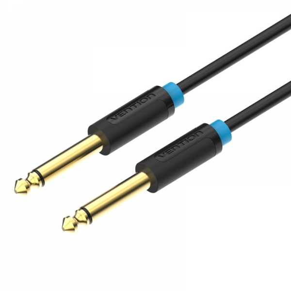 Vention cable estereo jack 6.5 macho a jack 6.5 macho - 1m - color negro
