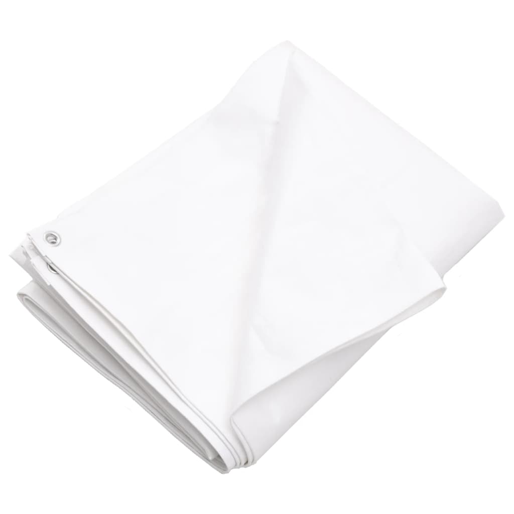 vidaXL Lona HDPE blanco 260 g/m² Multitalle
