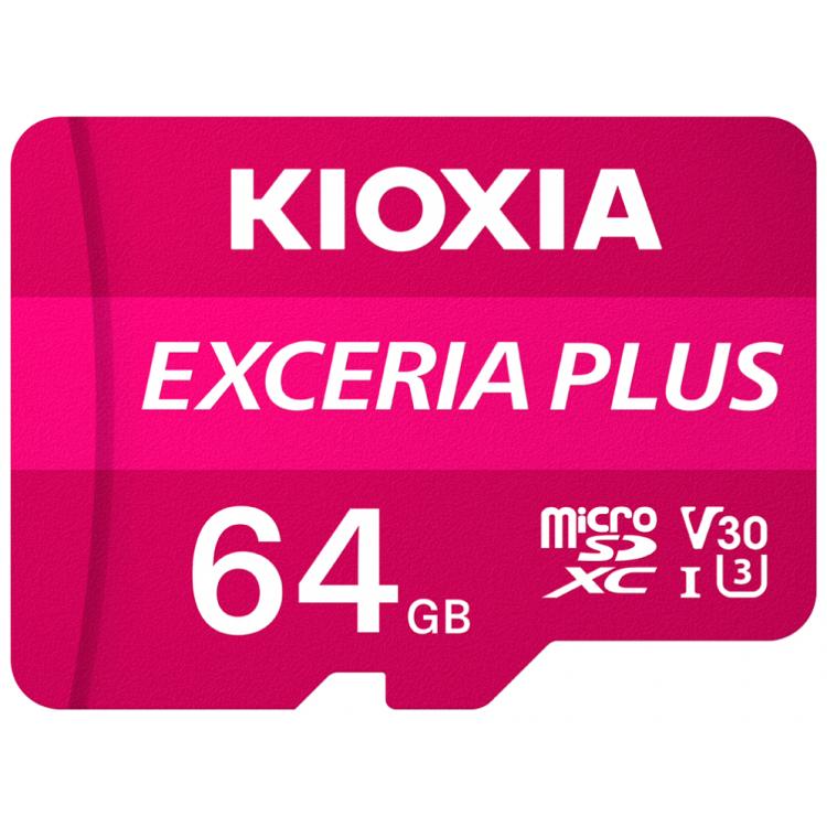 Memoria USB MICRO SD KIOXIA 64GB EXCERIA PLUS UHS-I C10 R98 CON ADAPTADOR
