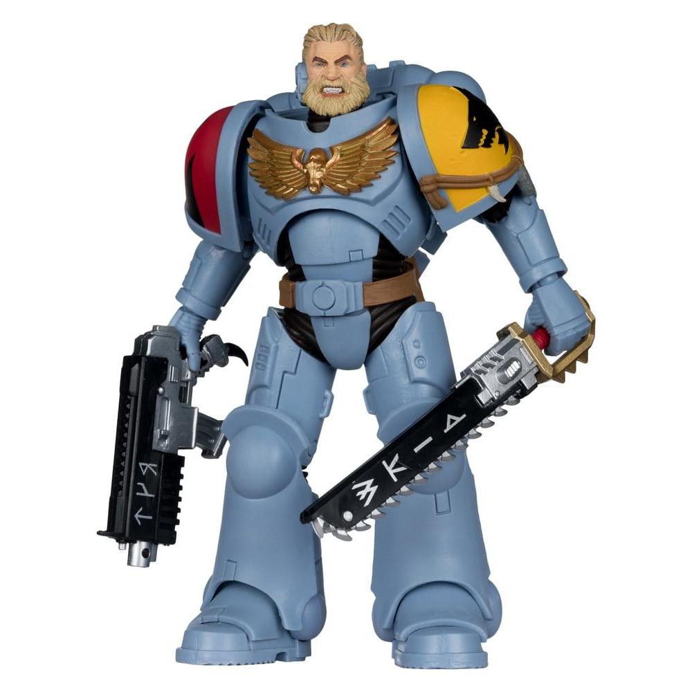 Warhammer 40,000 figura grey hunter (space wolves) 18 cm
