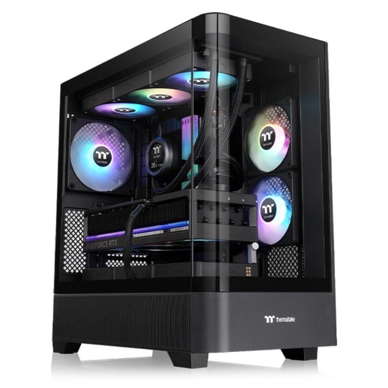 Torre PC Caja Thermaltake View 290 TG ARGB Negro ATX Vidrio Templado RGB