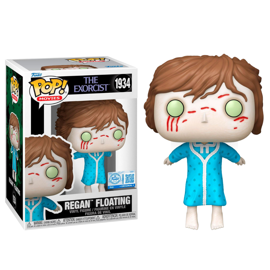 FUNKO POP! EL EXORCISTA - REGAN FLOTANDO EXCLUSIVO, 88398, Nº 1934, TIENDA CON LICENCIA OFICIAL, JUGUETES, MUÑECOS, FIGURAS, ENVÍO URGENTE 24-48 HORAS EN PENÍNSULA, ORIGINAL, NUEVO, PELÍCULA, TERROR, RELIGIÓN