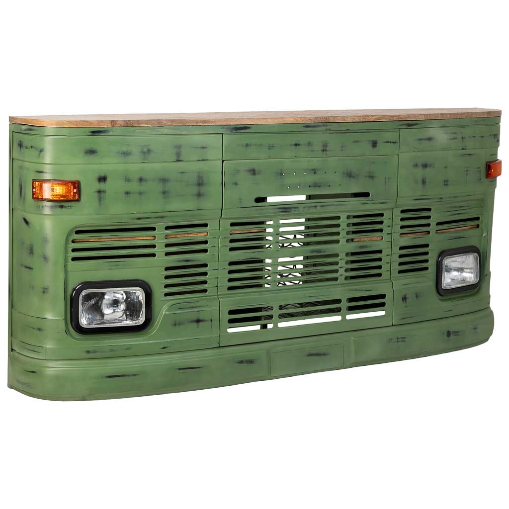 Wonderlust Deco - Barra botellero verde 241x40x108 Verde 241x40x108h cm