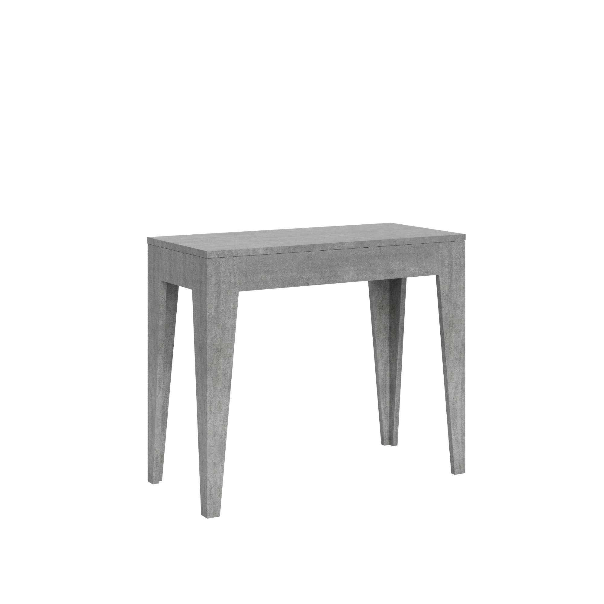 Consola extensible 90x42/198 cm Isotta Small Cement - Itamoby