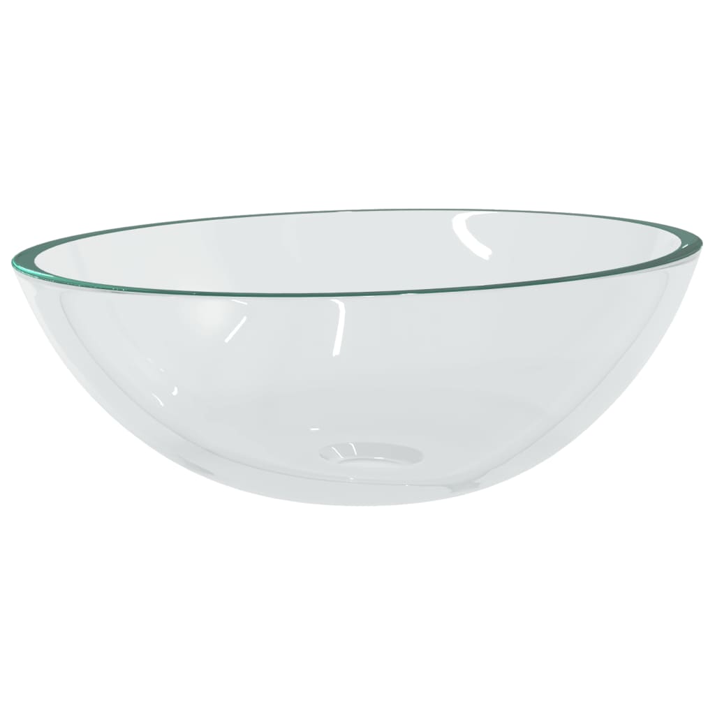 vidaXL Lavabo de Vidrio Baño Tocador Hoteles Cocina Lavamanos Inodoro Color Blanco,  Dorado,  Esmerilado y mas