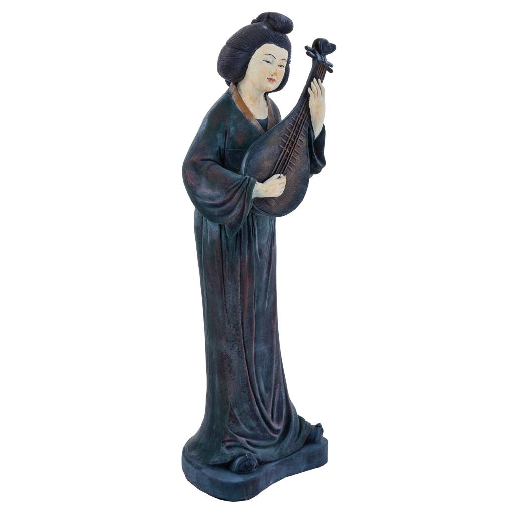 WANDERLUST DECO Figura Mujer Multicolor 21,5x16x60,5h Cm - Decoración Moderna