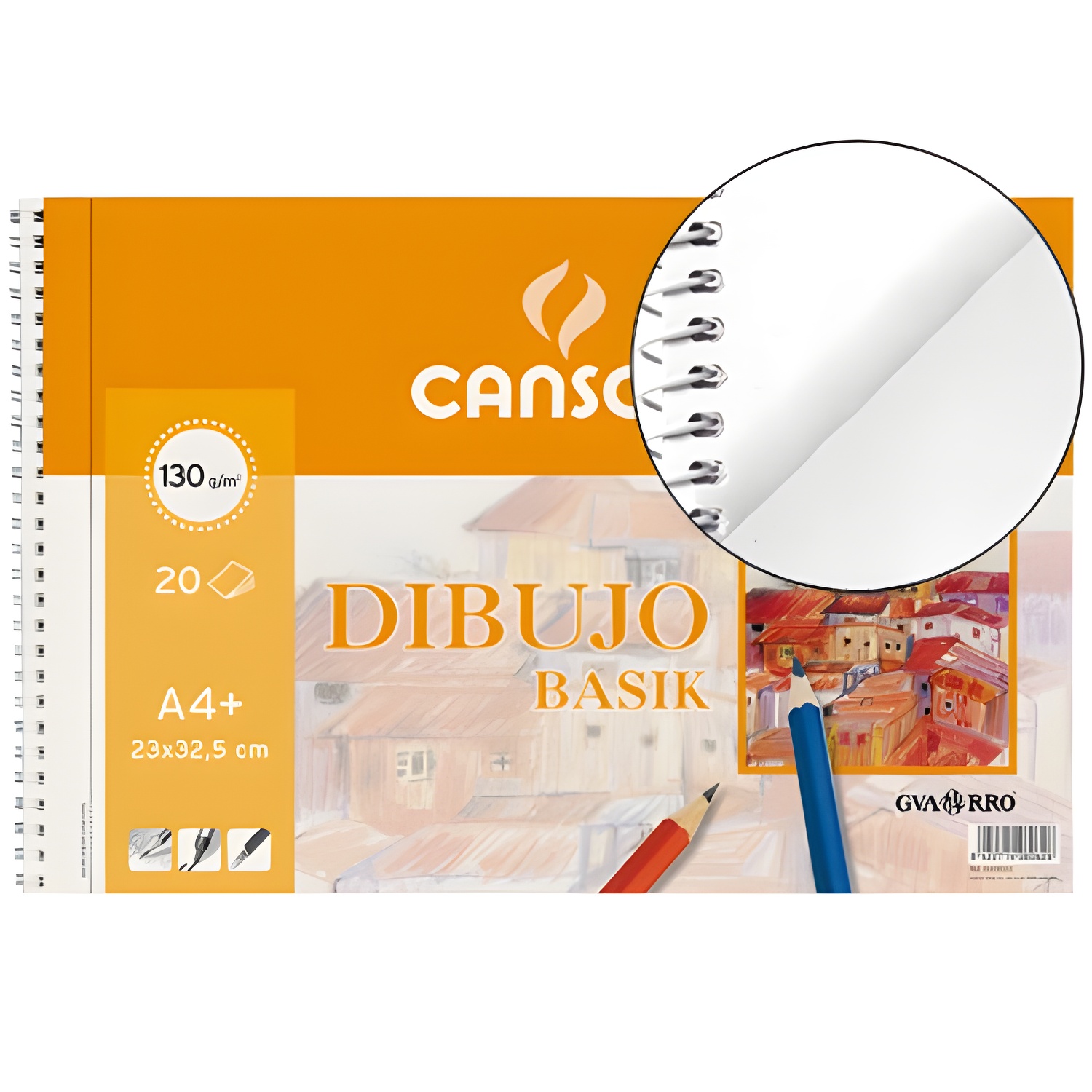 BLOC DIDUJO CANSON BASIK SIN RECUADRO 23X32.5 130GR
