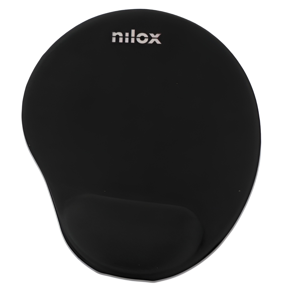 Nilox Alfombrilla Raton NXMPE01 ERGONOMICA (25x22) Negro