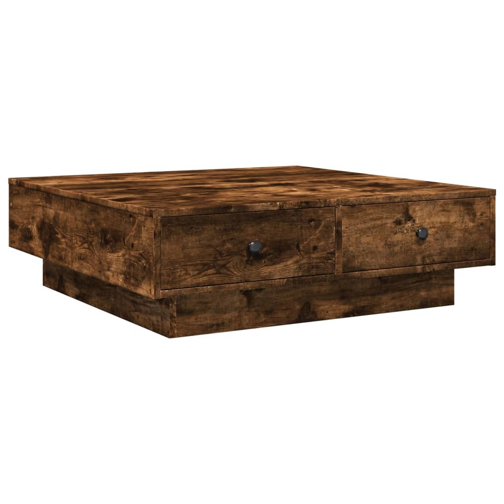 Vidaxl Mesa de Centro Madera de Ingeniería 90x90x28 Cm Roble Sonoma
