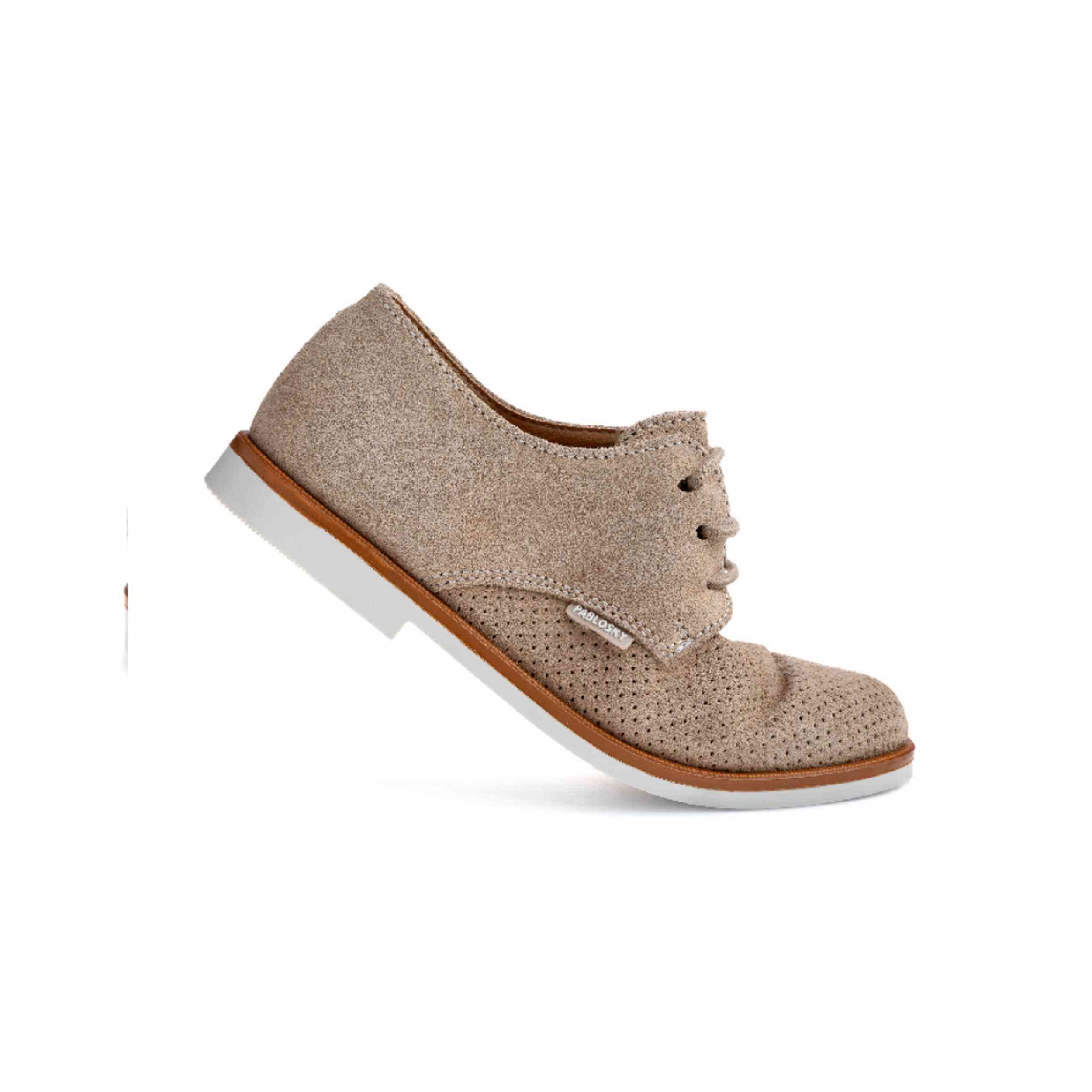 Zapatos De Cordon Pablosky para Niños en color Beige