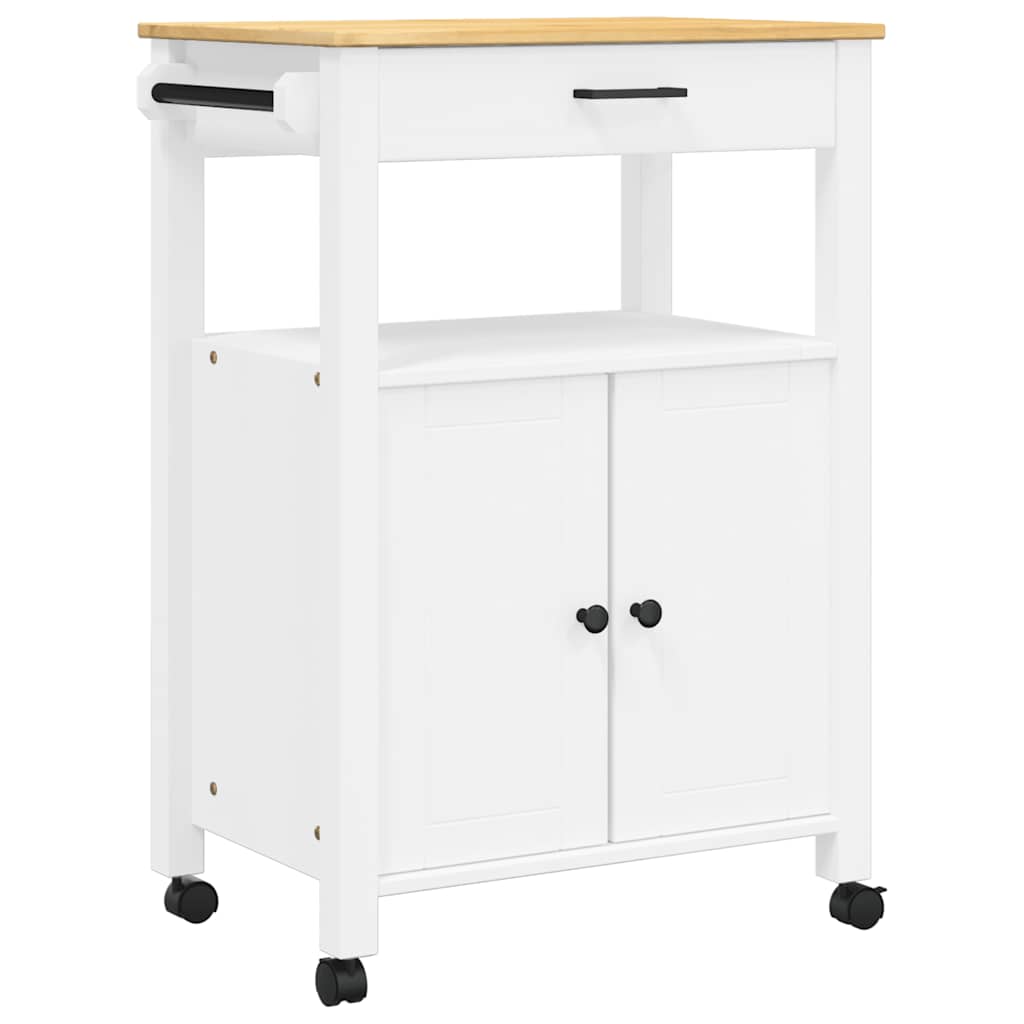 vidaXL Carro de Cocina MONZA Negro 60 x 40 x 88,5 cm