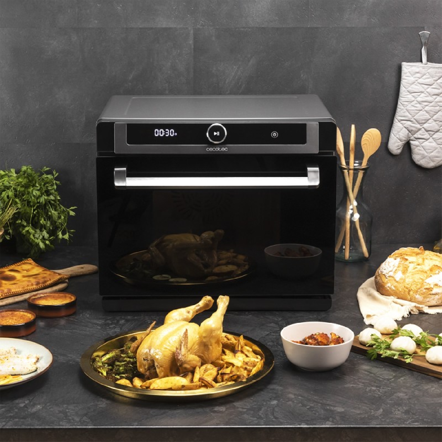 Bake&Fry 1500 Touch Horno Freidora de aire Cecotec