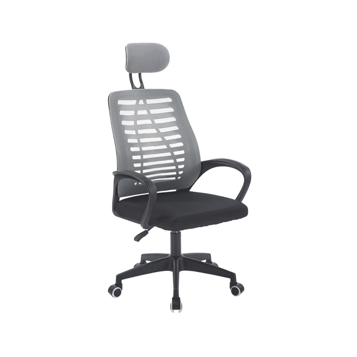 Silla de oficina Kneck reposacabezas regulable 106-116x58,5x56 cm Adec