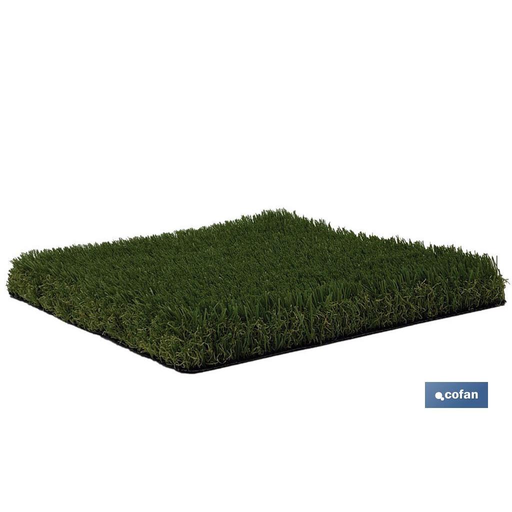 Cofan - Cesped Artificial para Terraza y Jardin Acolchado Resistente Piscinas - 1 UNIDADES