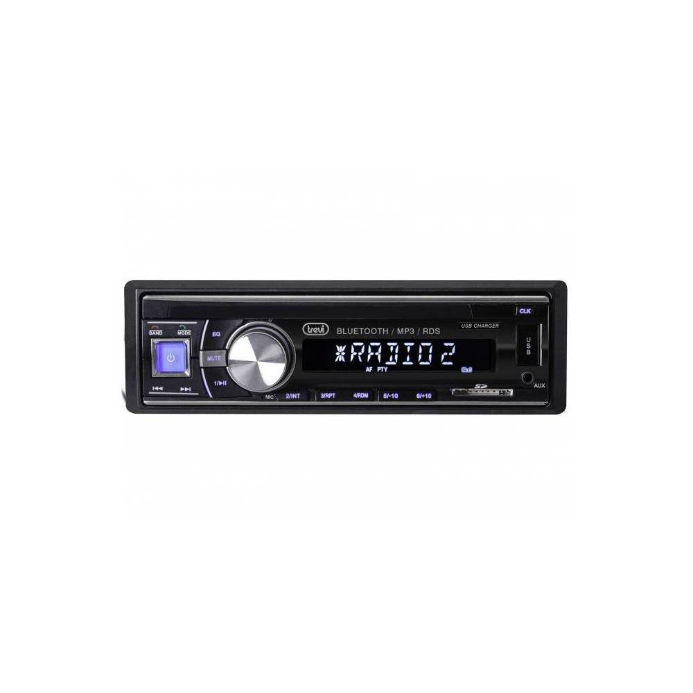 Trevi Scd 5702 BT - Radio de Coche con USB, SD, Aux-In, Bluetooth, USB Fast Charge para Carga rápida de Smartphone, 30 W, Color Negro