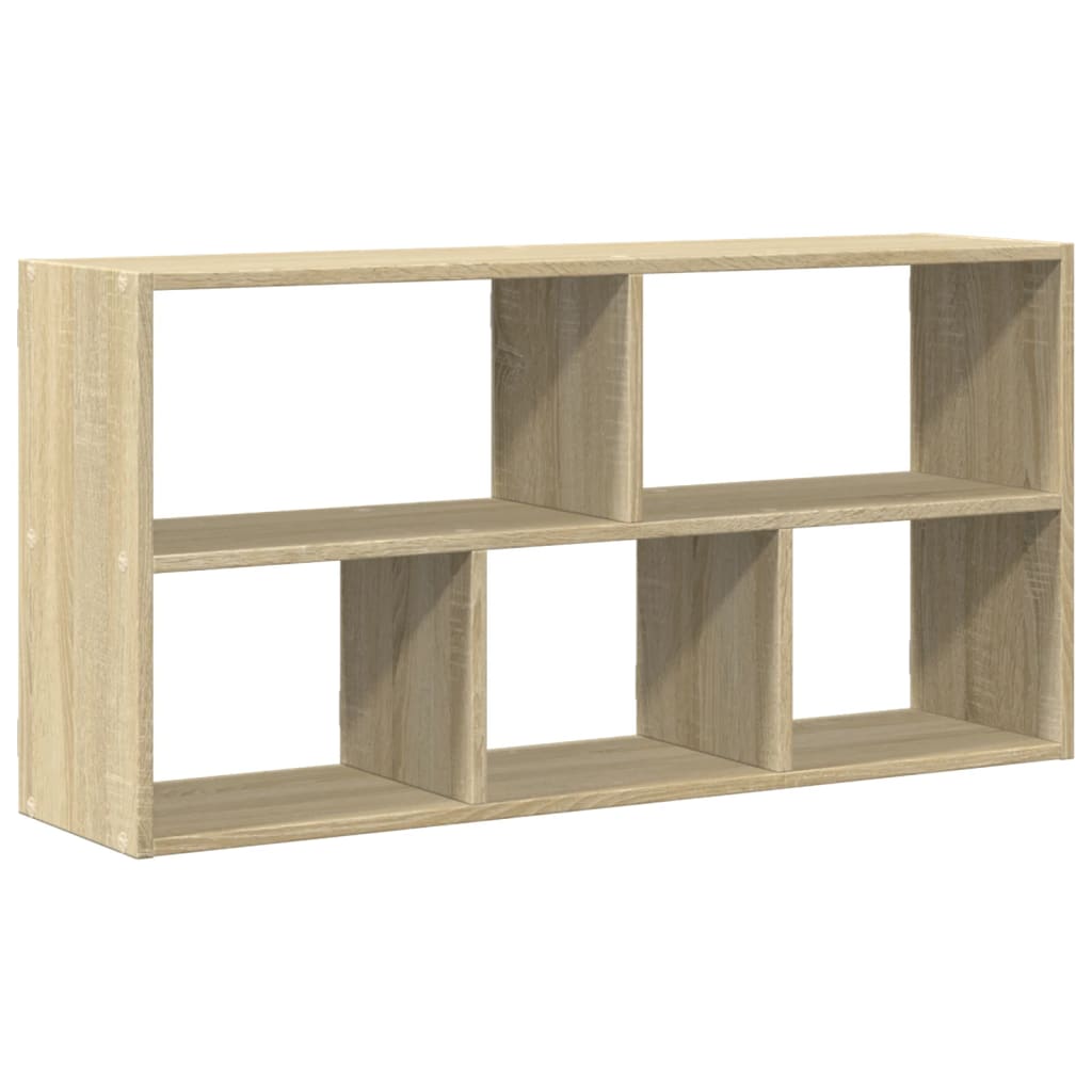 vidaXL Estantería de pared madera ingeniería 100x25x50 cm Multicolor