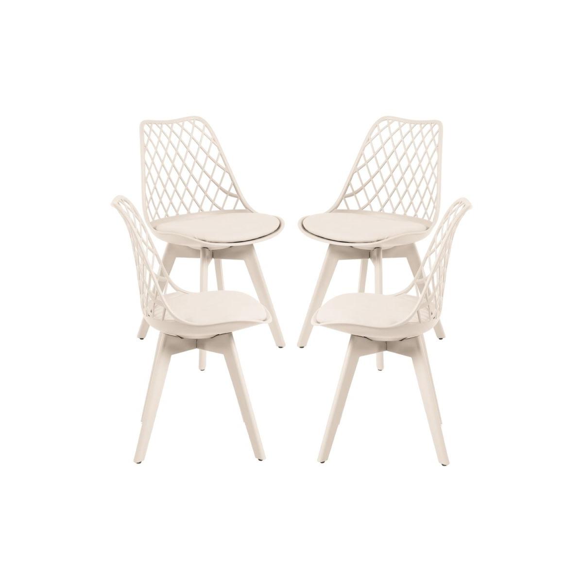 Regalos Miguel - Packs Sillas Comedor - Pack 4 Sillas Mima Suprym - Beige