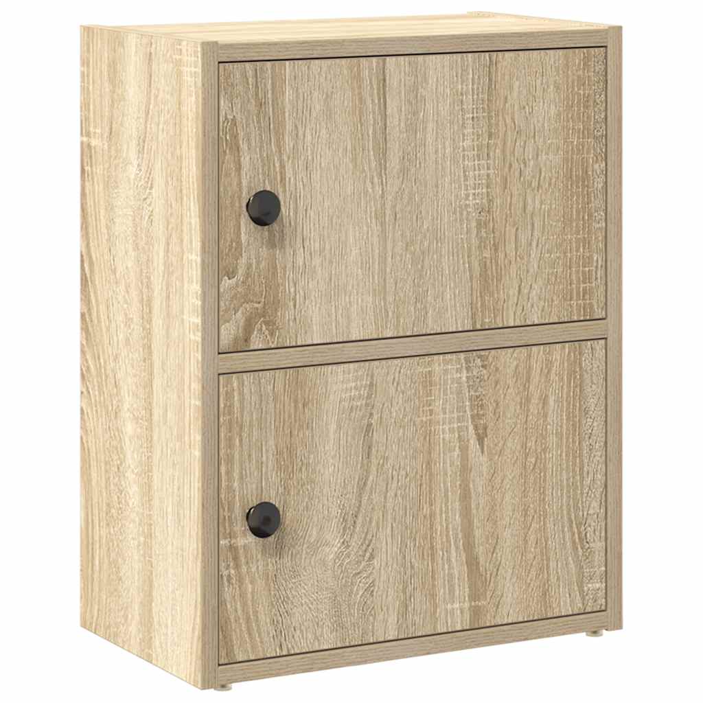 vidaXL Estantería de madera de ingeniería 40x24x52 cm Multicolor