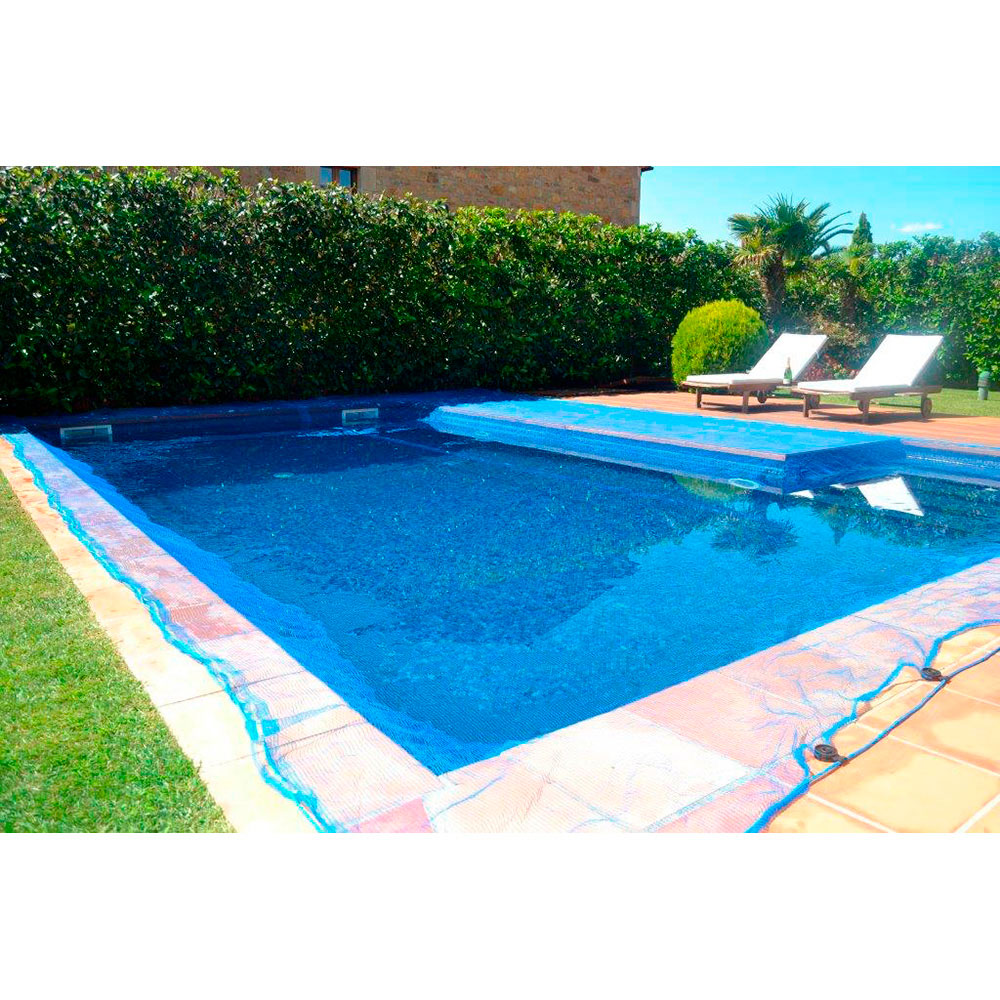 FUNGO Malla para Piscina 7x7m Leaf Pool Cover - Protección Fácil Contra Hojas E Insectos