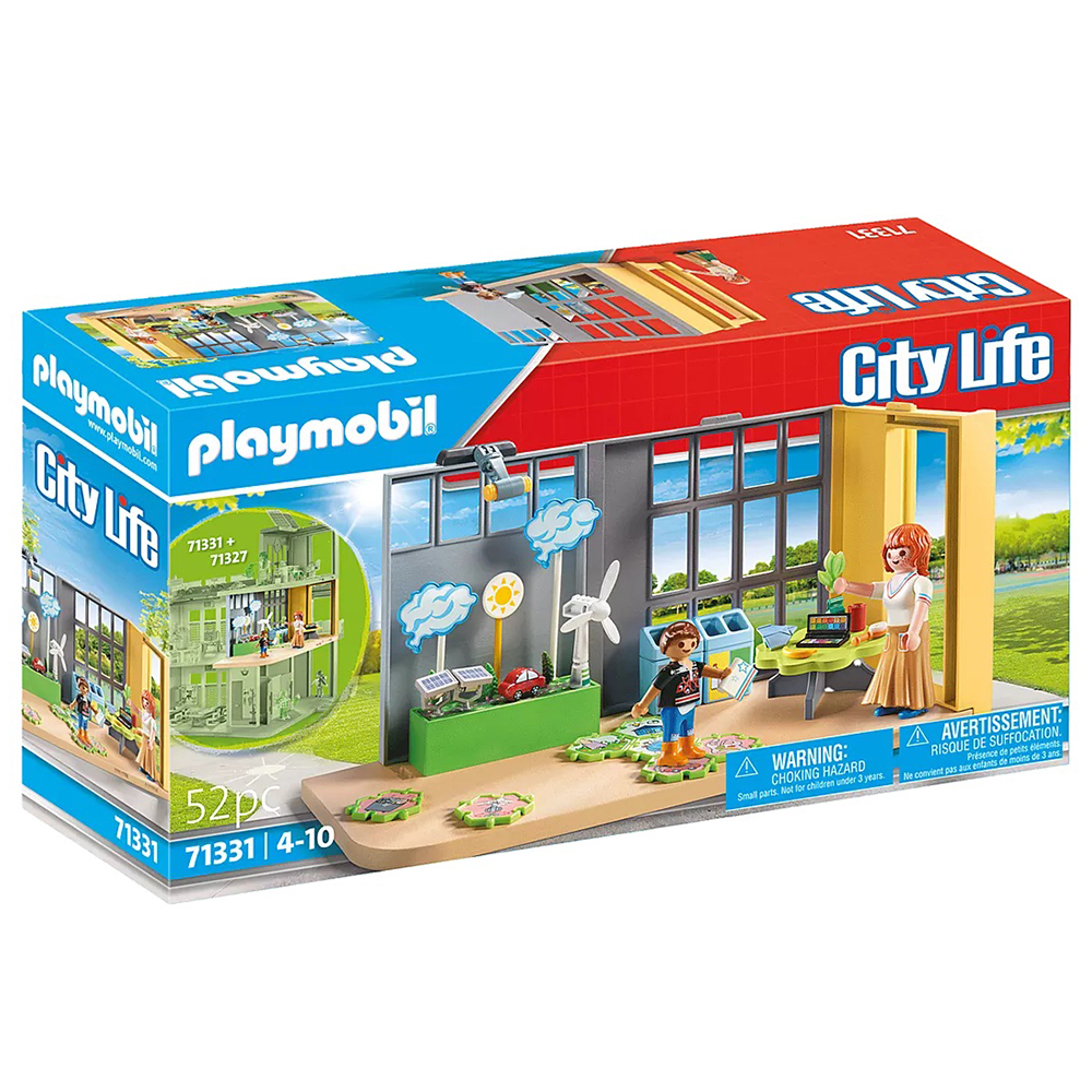 Playmobil Colegio - Aula Climatológica 71331, Tienda con Licencia Oficial