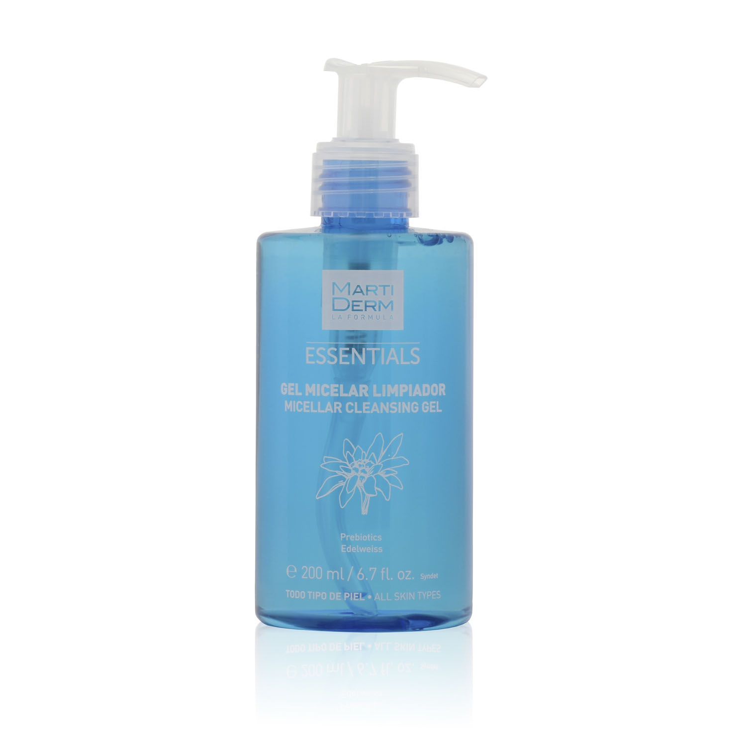 Gel micelar limpiador 200 ml de gel  Martiderm