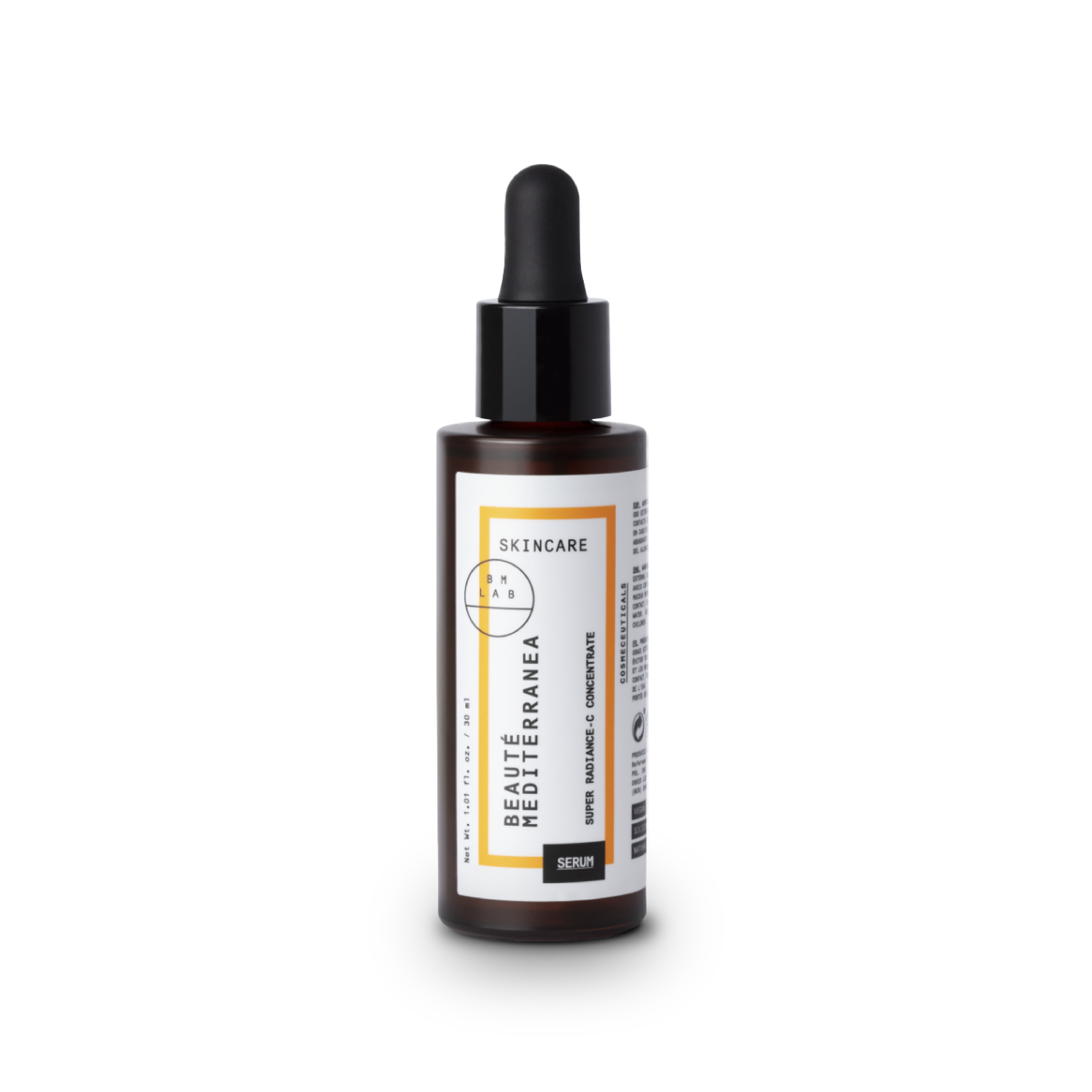 Beauté Mediterranea - SUPER RADIANCE-C CONCENTRATE - Sérum Facial con Vitamina C - Efecto Glow - Hidratante y Antienvejecimiento - 30 ml