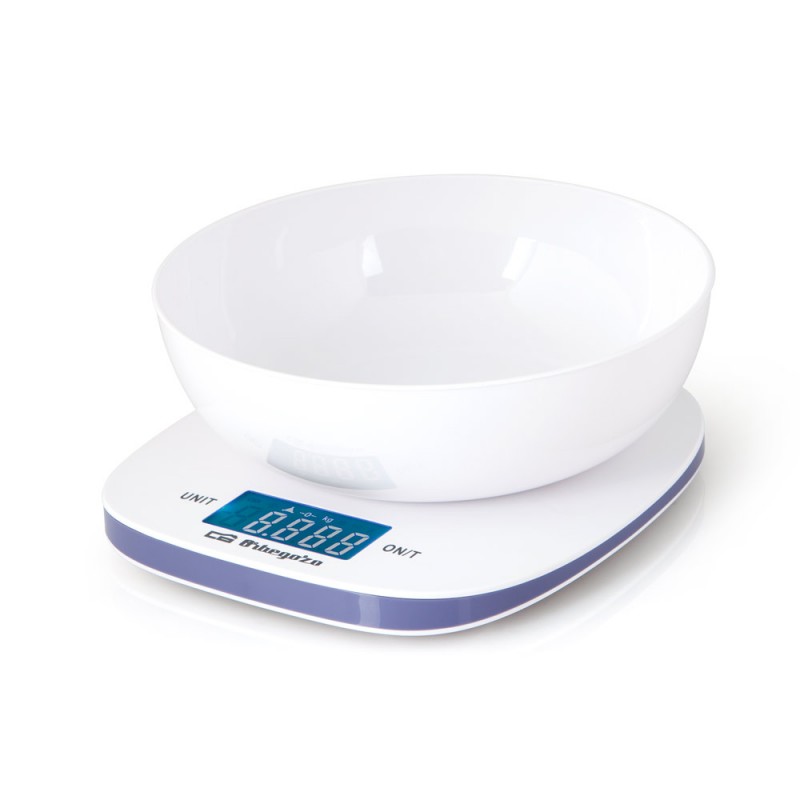 SUINGA Bascula de Cocina Bol 1,5Kg - Graduación 5 gr | Peso de Cocina Digital | Bascula Digital de Cocina | Peso Alimentos Cocinar