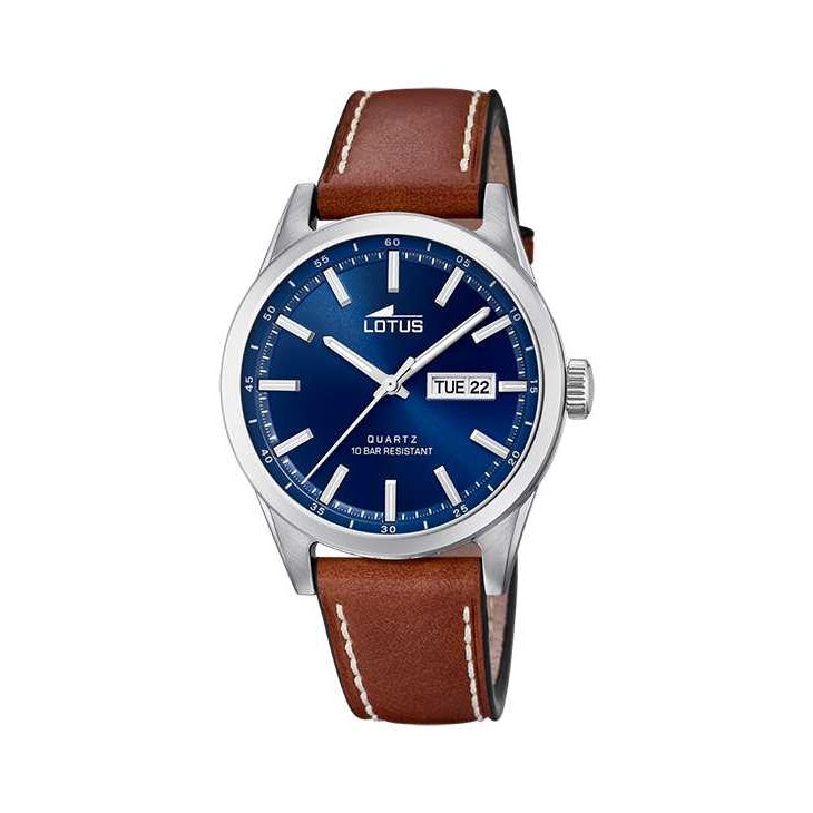 Lotus Reloj para hombre 18671/3  en Acero Inoxidable y Piel