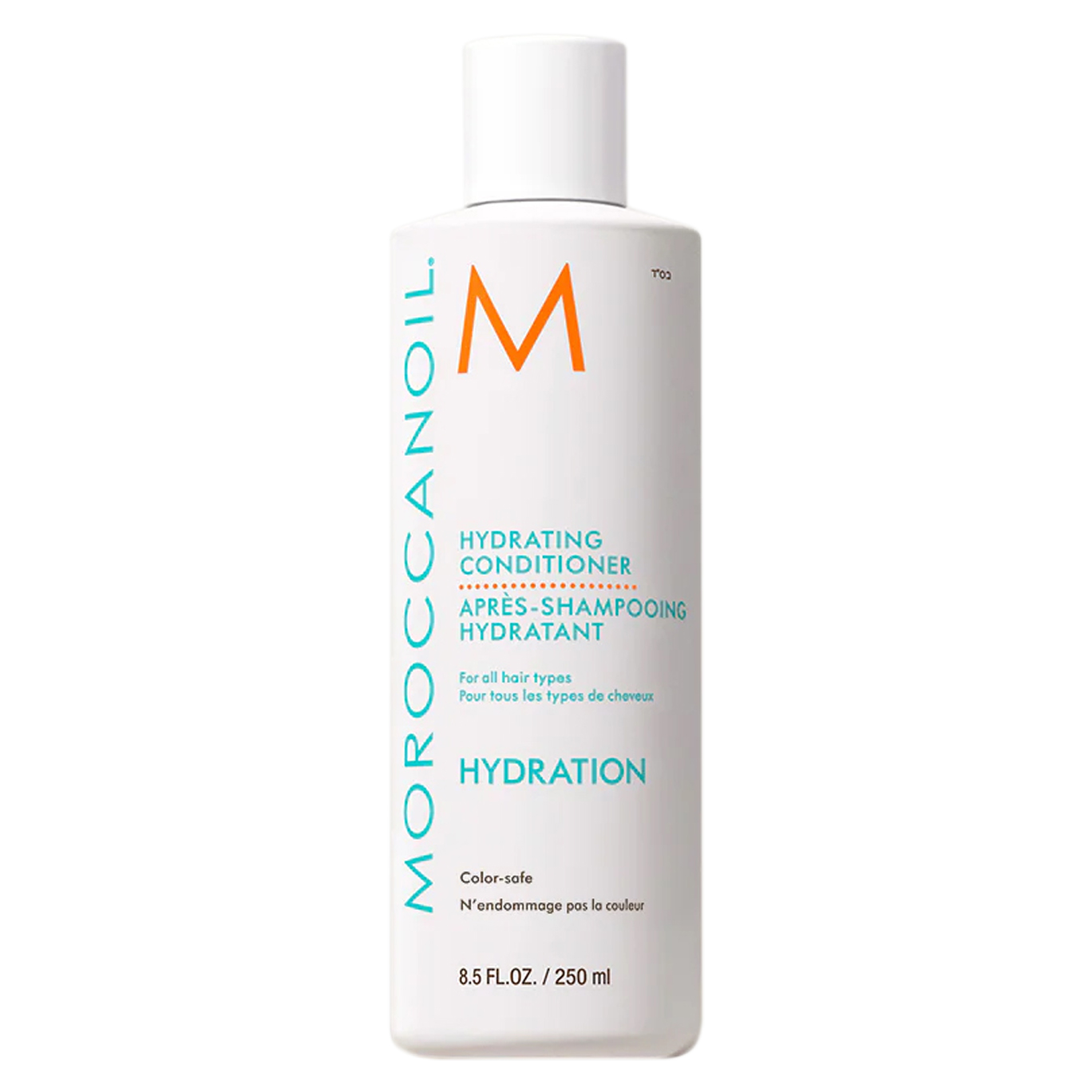 Moroccanoil | Hydration Conditioner 250 Ml | Acondicionador Hidratante que equilibra la humedad para nutrir y desenredar suavemente al mismo tiempo que infunde al cabello aceite de argán, algas rojas y vitaminas A y E.