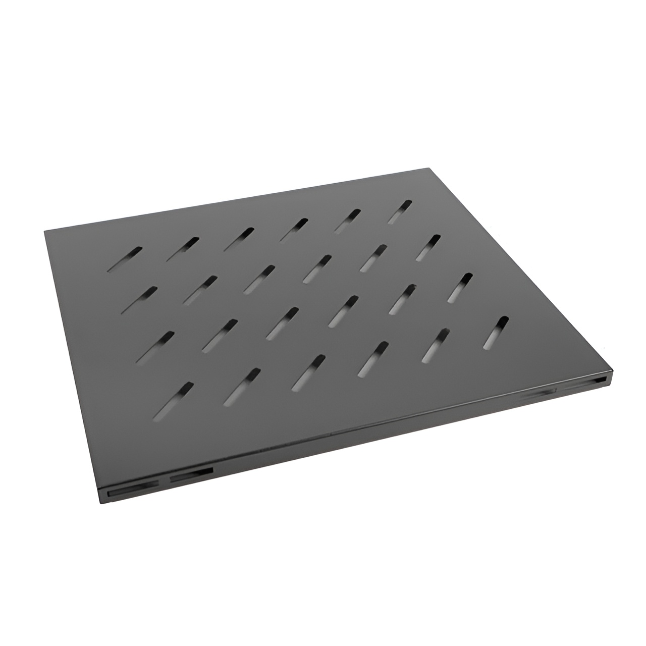 LANBERG Bandeja Fija AK-1003-B para Armario Rack DE 19 1U 465X500MM hasta 20KG DE Carga Negro